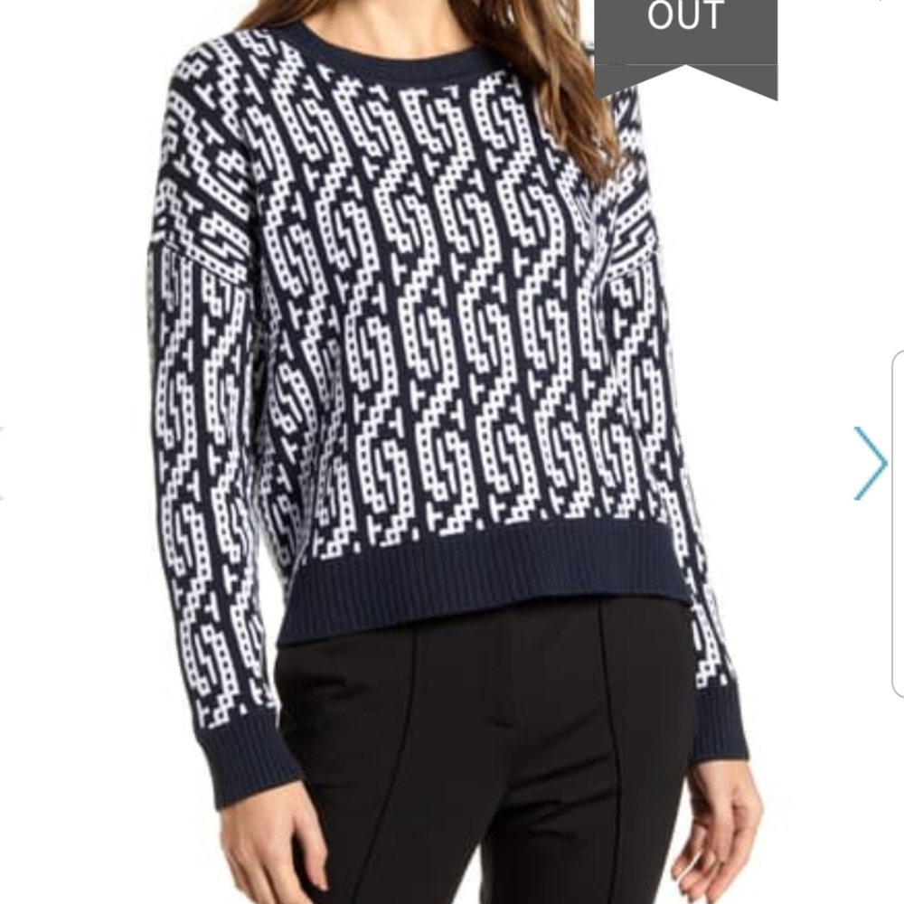 Tommy Hilfiger Two-Tone Cable Sweater

SZ M NWT